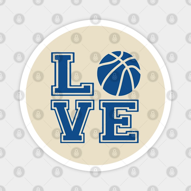 I Love Basketball - Big Letters Magnet by Hayden Mango Collective 